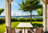 Von Ihrer Terrasse aus haben Sie einen fabelhaften Ausblick.