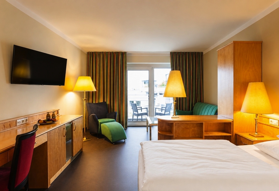 Beispiel für ein Doppelzimmer Classic Plus Balkon
