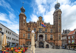 Das historische Rathaus in Venlo an der Maas