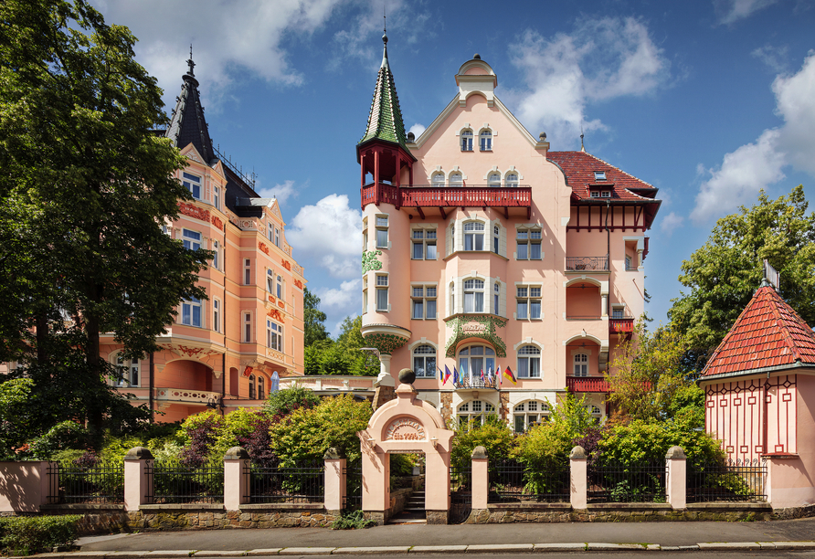 Herzlich willkommen in der Villa Smetana in Karlsbad.