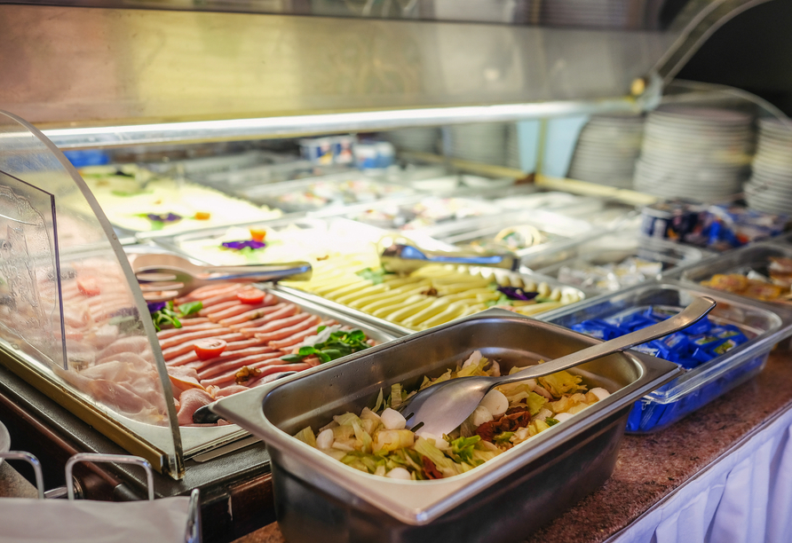 Freuen Sie sich auf vielfältige Genussmomente am Buffet.