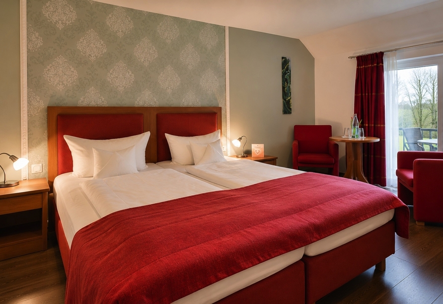 Beispiel für ein Doppelzimmer im Nebenhaus