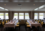Das Restaurant an Bord