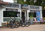 Bei Linus Bikes & More in Braunlage können Sie zu günstigen Konditionen ein E-Bike oder Mountainbike für Ihre Tour leihen.