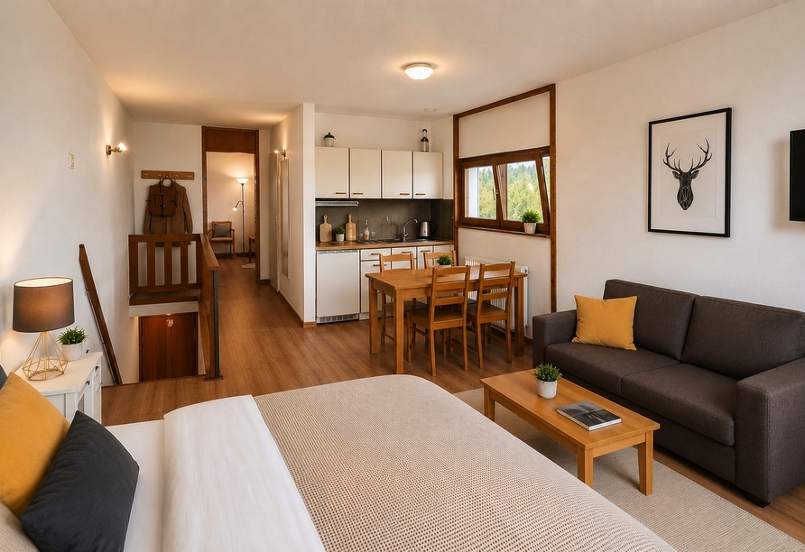 Beispiel eines 2-Raum Appartements