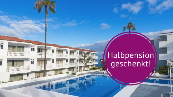 Der Außenpool verspricht entspannte Urlaubstage unter Teneriffas Sonne.