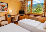 Beispiel für ein Doppelzimmer Gartenblick