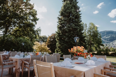 Lust auf ein Frühstück auf der Gartenterrasse?