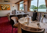 Das Restaurant an Bord