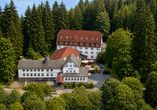 Das Hotel Rodebachmühle erwartet Sie mitten im Grünen.
