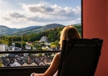 Der Ausblick aus Ihrem Doppelzimmer Komfort Panoramablick