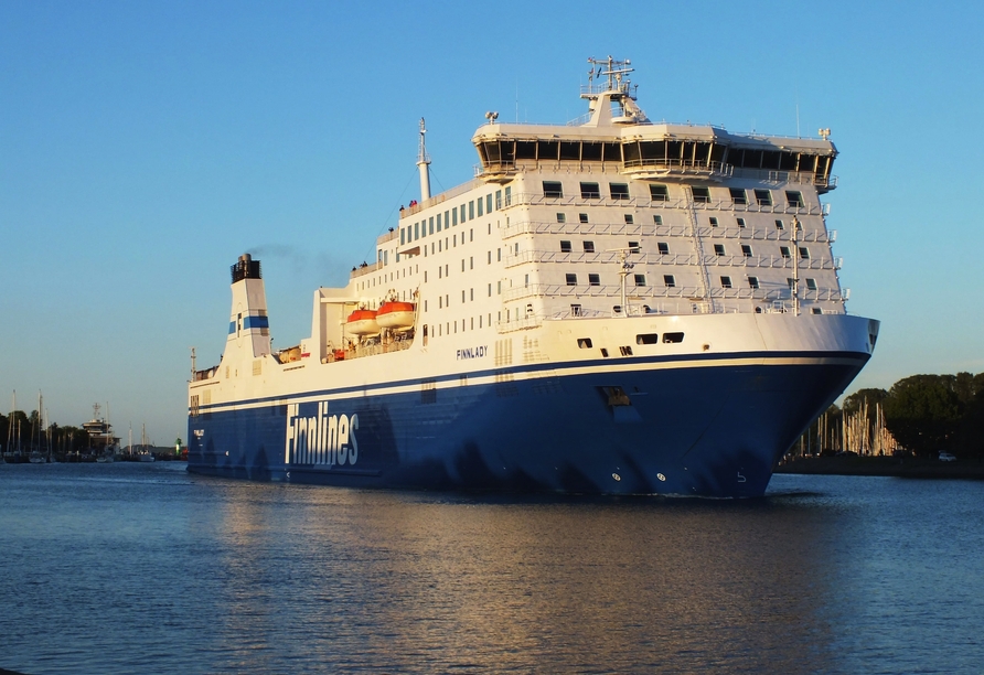Außenansicht des Schiffs Finnlady
