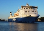 Außenansicht des Schiffs Finnlady