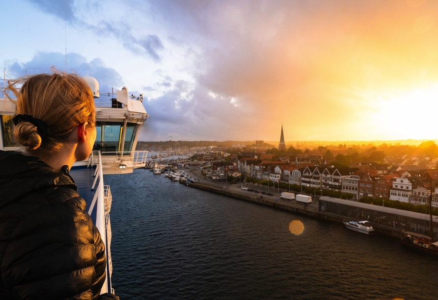 Winken Sie Travemünde zum Abschied.