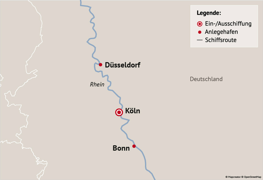 Ihre Reiseroute
