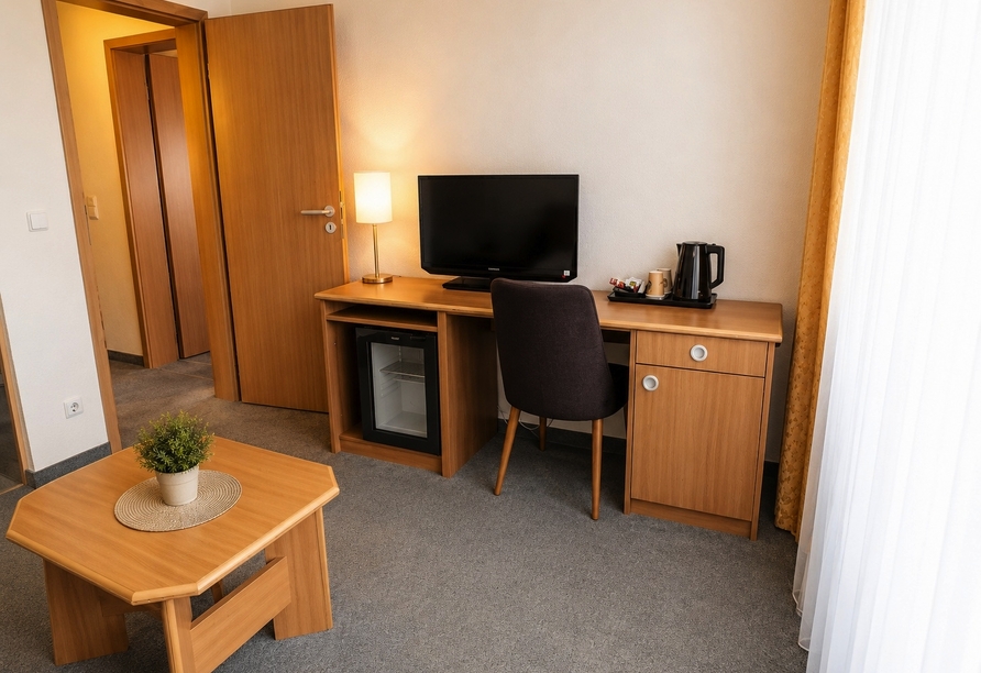 Beispiel eines Familien-2-Raum-Studios