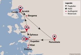 Reisezielkarte