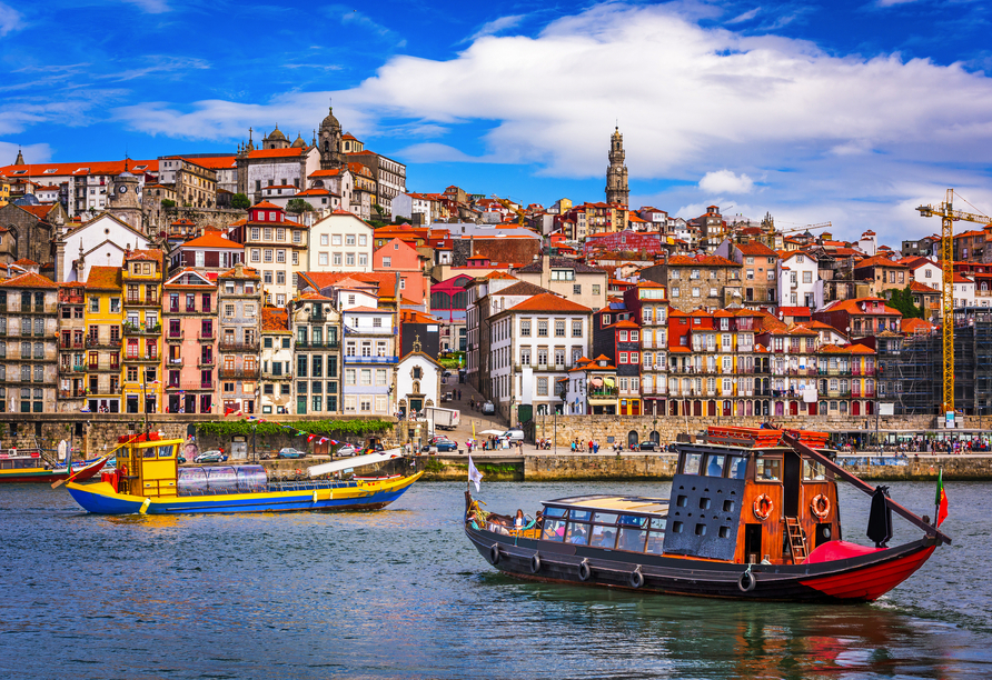 Lassen Sie sich vom besonderen Flair Portos am Douro begeistern.