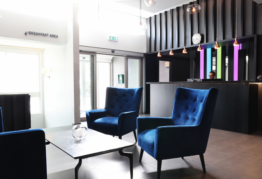 Lobby des Beispielhotels Fosshotel Lind