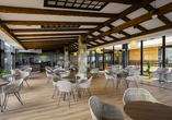 Nehmen Sie Platz im stilvollen Restaurant und freuen Sie sich auf genussvolle Momente.