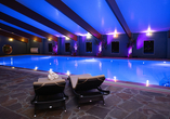 Das Hallenbad des Resorts