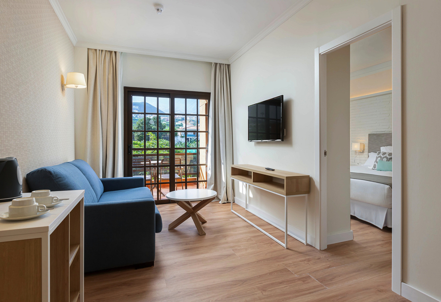 Beispiel einer Suite mit Bergblick