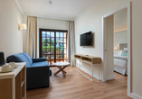 Beispiel einer Suite mit Bergblick