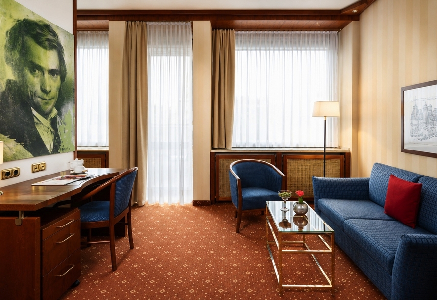 Beispiel eines Business Doppelzimmers im Living Hotel Kanzler Bonn