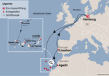 Ihre Reiseroute