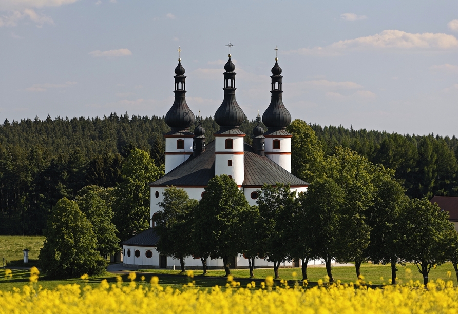 Die barocke Wallfahrtskirche Kappl zählt zu den schönsten Sehenswürdigkeiten der Region.