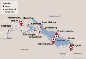 Reisezielkarte