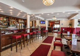 Willkommen an der Bar des Hotels.