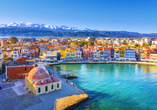 Entdecken Sie auf Kreta die schöne Hafenstadt Chania.