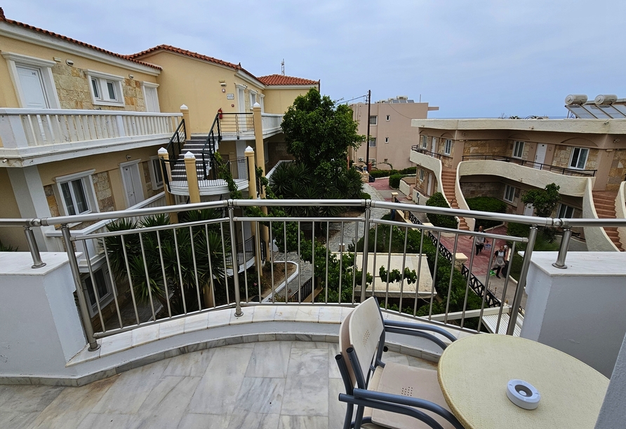 Aussicht vom Balkon