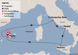 Ihre Reiseroute