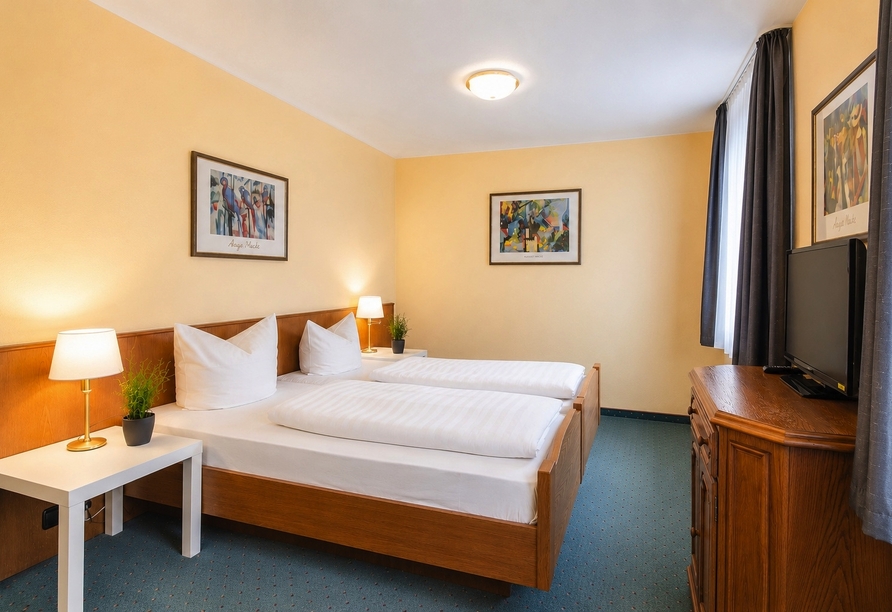 Beispiel eines Doppelzimmers 