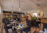Im Restaurant werden Sie kulinarisch verwöhnt.