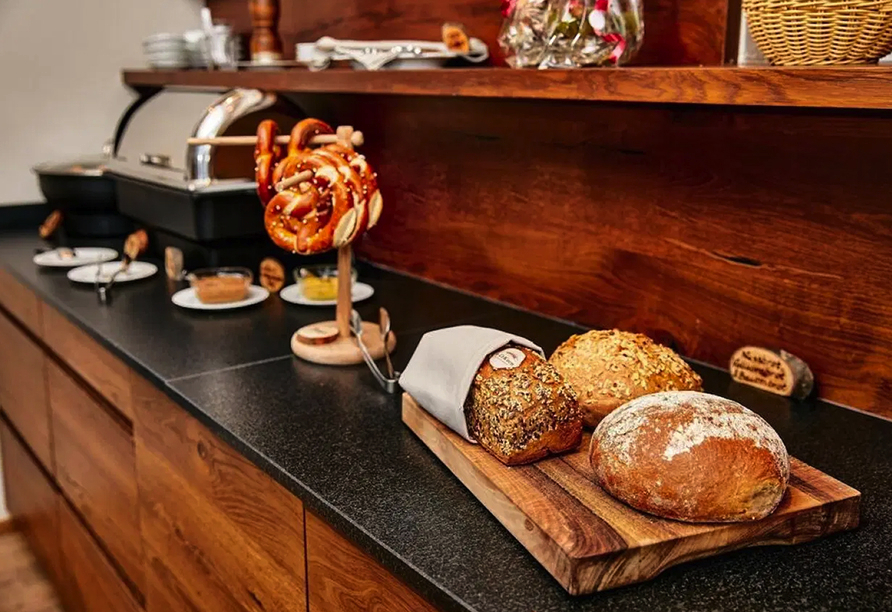 Frisches Brot sorgt für einen genussvollen Start in den Tag.