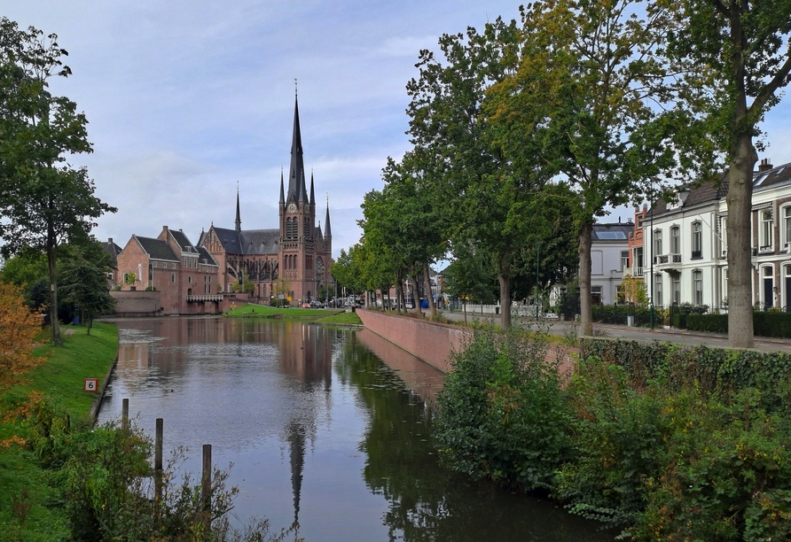 Die historische Altstadt von Woerden lädt zum Bummeln und Entdecken ein.