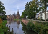 Die historische Altstadt von Woerden lädt zum Bummeln und Entdecken ein.