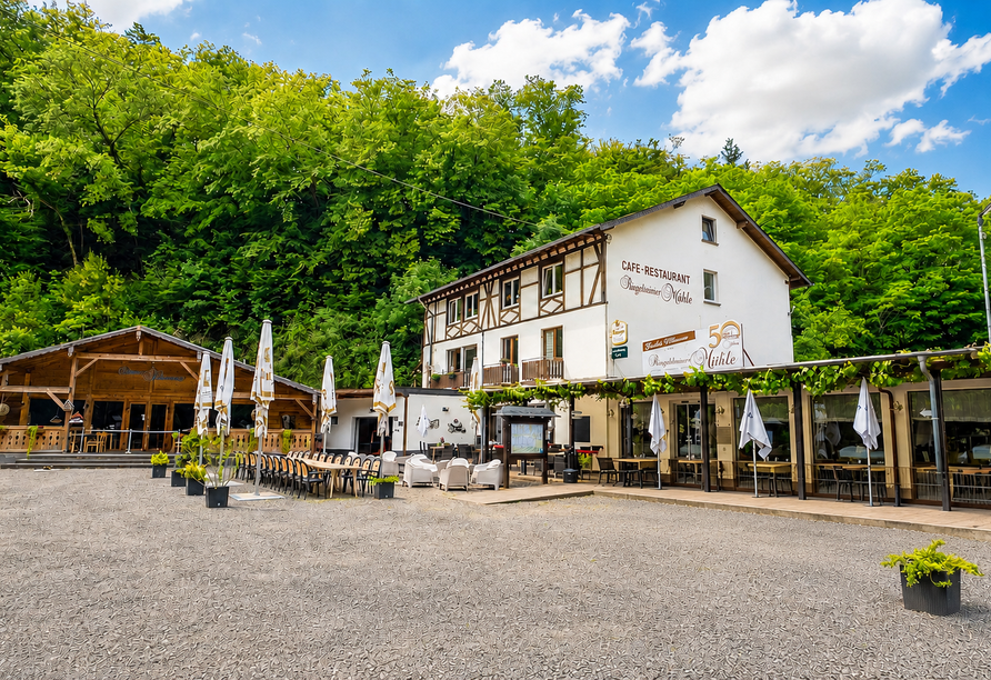 Außenansicht vom Landhotel Ringelsteiner Mühle