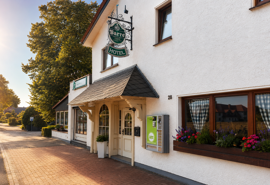 Außenansicht vom Hotel Dreimädelhaus