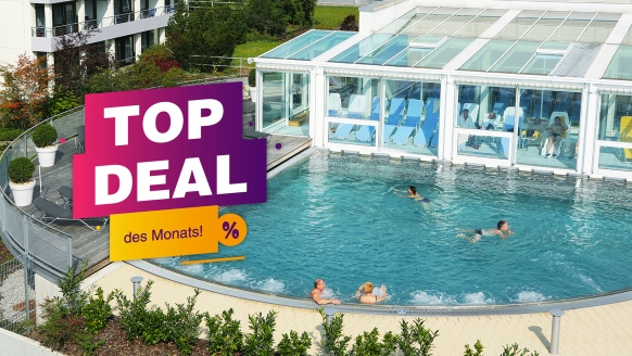 TOP-DEAL des Monats nur bei Buchung bis 14.07.26: Kostenfreies Upgrade auf ein Doppelzimmer Comfort im Reisezeitraum Juli – Oktober 2026!