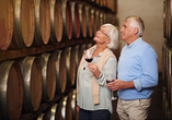 Bei Ihrem Ganztagesausflug nach Logroño und La Rioja besuchen Sie nicht nur eine traditionelle Weinkellerei ...