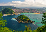 Panoramablick auf San Sebastián