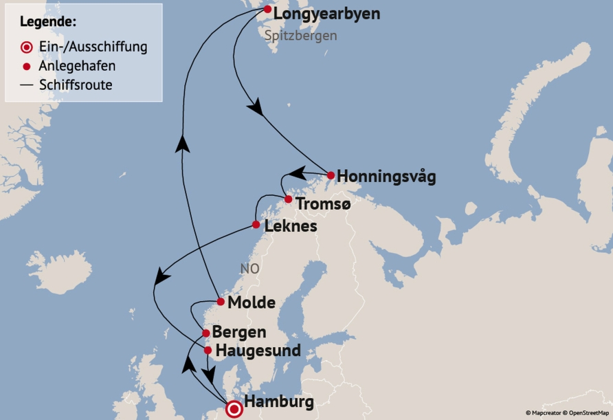 Ihre Reiseroute am 06.08.27