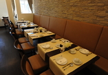 Das Restaurant verwöhnt Sie mit abwechslungsreichen kulinarischen Köstlichkeiten.