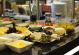 Freuen Sie sich auf einen genussvollen Start in den Tag am Frühstücksbuffet.