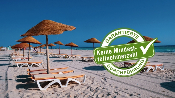 Freuen Sie sich auf sonnenverwöhnte Tage am Strand.