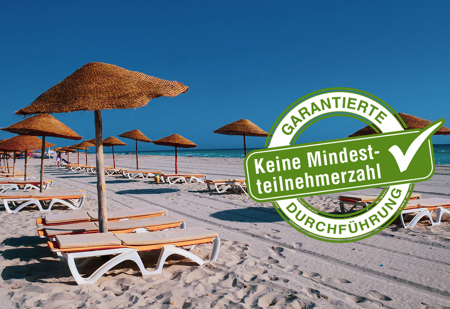Freuen Sie sich auf sonnenverwöhnte Tage am Strand.